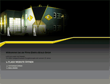 Tablet Screenshot of elektro-straub.de